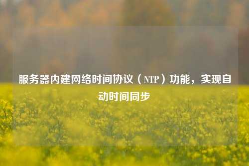 服務器內建網(wǎng)絡時間協(xié)議（NTP）功能，實現(xiàn)自動時間同步