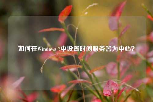 如何在Windows 7中設置時間服務器為中心？